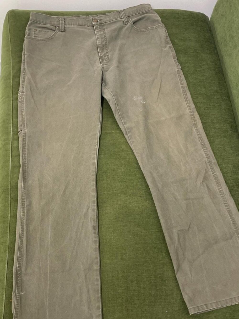Dickies Men's Khaki and Green Trousers